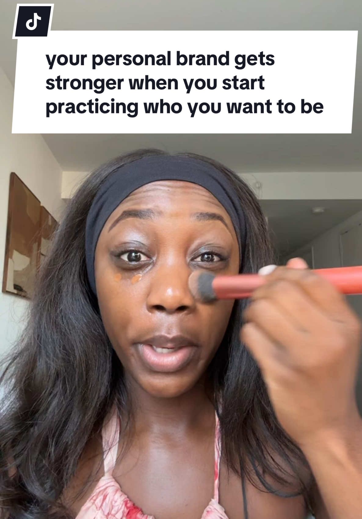 start acting like the person you want to become if you want to build a strong personal brand  foundation: @Too Faced & @NARS Cosmetics  brush: @realtechniques  #motivation #success #mindsetmotivation 