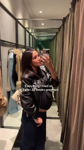 New in Zara try on at 32 weeks pregnant! 🖤 Need to get the blue coat ASAP 🥹🩵 #zaraviral #newinzara #pregnancyfashion #bumpstyle #zaraoutfit 