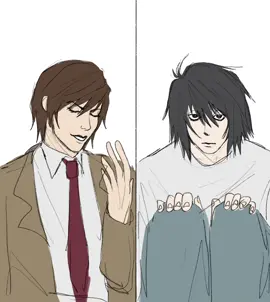 i know damn well they have rap battles instead of working on the kira case #deathnote#lightyagami#llawliet#deathnotel#fyp 