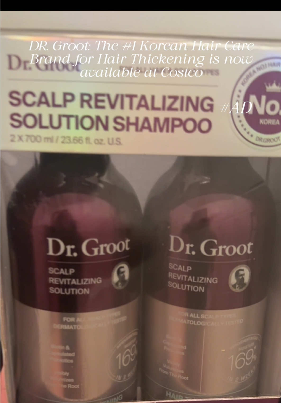 This Shampoo Always Gives Me Instant Results!✨ @Costco Wholesale @Dr. Groot #ad #drgroot #koreanhaircare #gifted #costco
