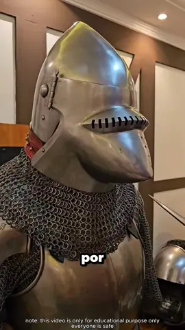 armadura del caballero medieval explicada 😳