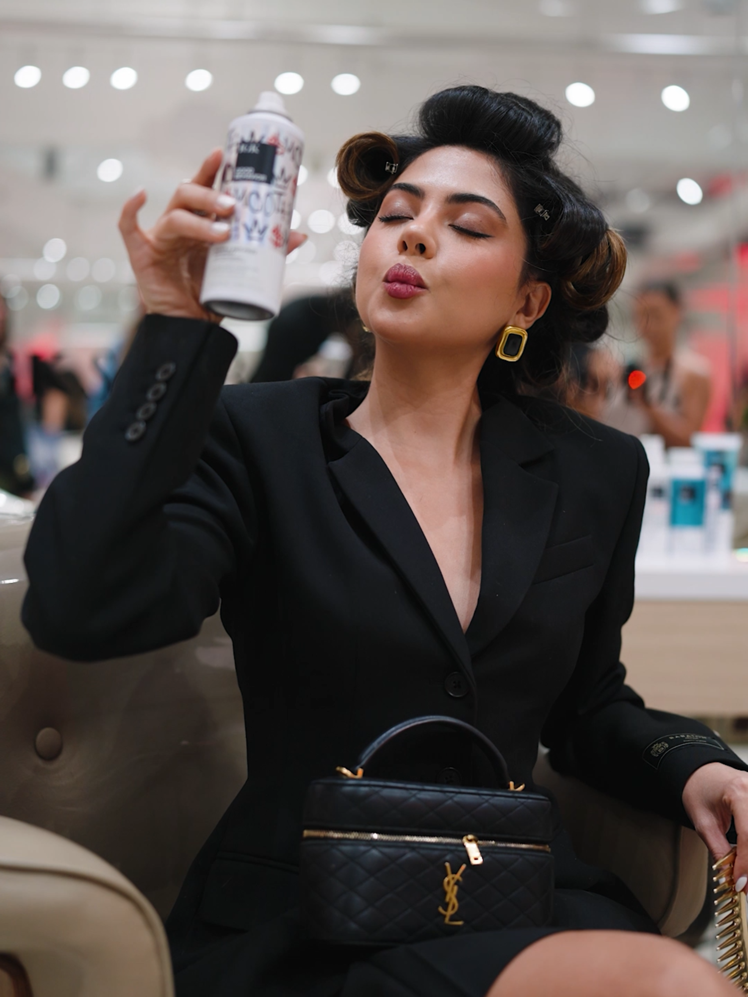 We hosted the ultimate girls’ night out at our Miami salon — blowouts, martinis, and expert hair education from our founders 🍸🪩 #gno #girltime #hairtok #igk #hairproducts #igkhair