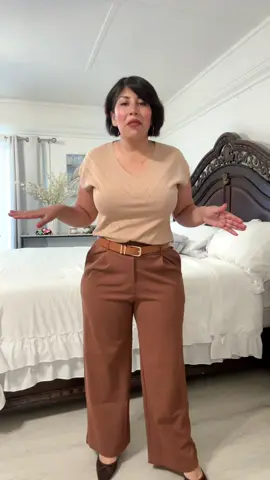 #ESOFT Women Dress Pants Wide L