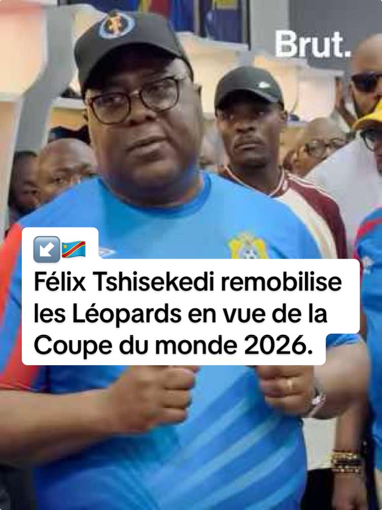 🇨🇩 Le président Félix Tshisekedi a rendu visite aux joueurs de la sélection nationale de la RDC pour 