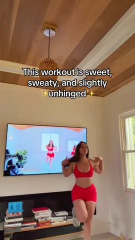This workout is sweet, sweaty, and slightly ✨unhinged✨ #sabrinacarpenter 