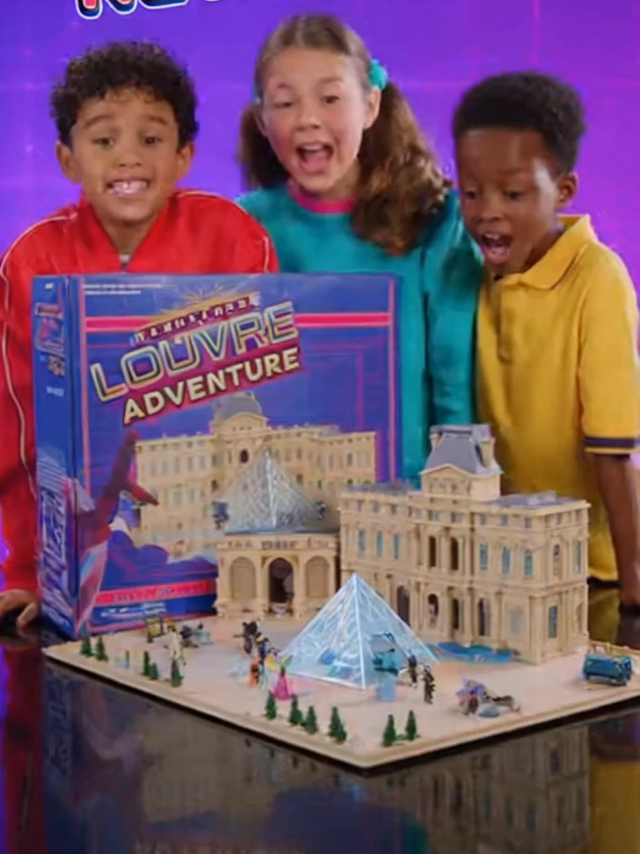 Louvre Heist Toy 80s commercial #sora #toys #louvre #80s #darkjokes