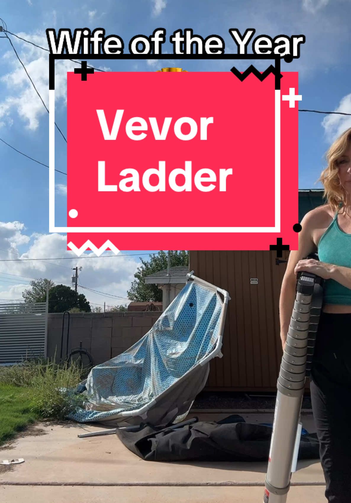You don’t realize how much you needed this until you get one 👀 This Vevor telescoping ladder folds down small enough to fit in a closet or trunk — but extends tall enough to reach ceilings, roofs, or those “why is that up there?” shelves 😂 Lightweight ✅ Sturdy ✅ Locks securely ✅ Perfect for home projects, RV life, or keeping handy for holiday decorating 🏡✨ ⸻ Hashtags: #vevorladder #telescopingladder #homeprojects #handytools #tiktokshop #tiktokshopcreatorpicks #diylife #garageessentials #smallspacefinds #homeimprovement ⸻ SEO Keywords: Vevor telescoping ladder, extendable ladder, portable ladder, aluminum ladder, collapsible ladder, home improvement tools, RV ladder, space saving tools, DIY essentials, lightweight ladder