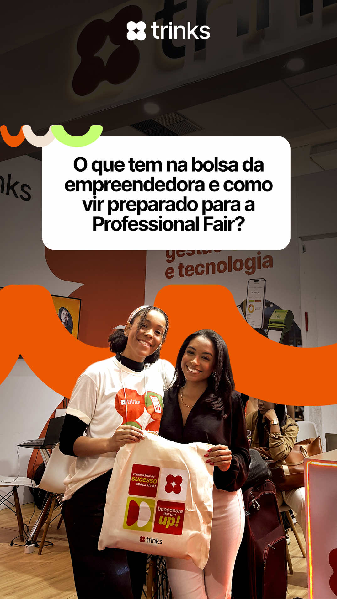 O que tem na bolsa da empreendedora na Professional Fair RJ? #professionalfair #feiradebeleza #bolsadaempreendedora #empreendedora #dicaseventos 