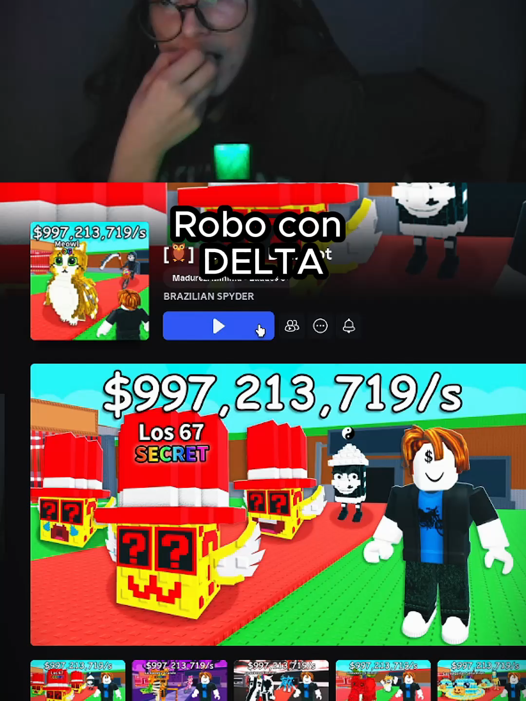 Esa camara en HD🤑🤑 #streamer #kickclips #videojuegos #viraltiktok #gameplay #foryou #kick #fyp #esco4b #robloxfyp #robloxfunny #brainrots #brainrotmeme #robaunbrairont