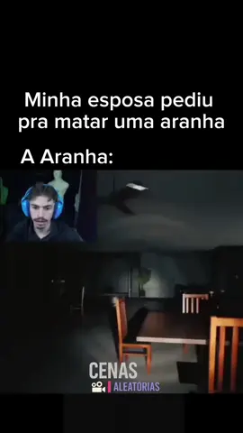 quem tem aracnofobia já passa kkkkkk #memes #memesdecadadia 