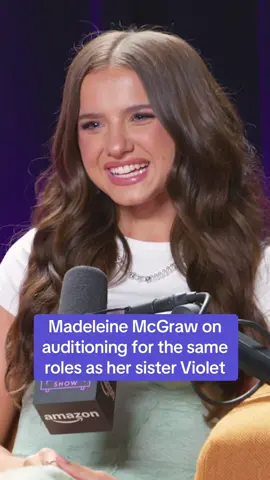 @Madeleine on auditioning for the same roles as her younger sister Violet McGraw #madeleinemcgraw #violetmcgraw #audition #zachsangshow #fyp