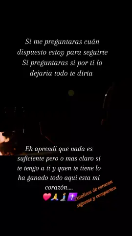 Si me preguntaras cuán dispuesto estoy para seguirte...❤️🙏🧎‍♂️🛐✝️ #católicos  #musicacatólicos #universal_rcc #si_me_preguntaras #cantojohncarlos_católicos✝️💜 