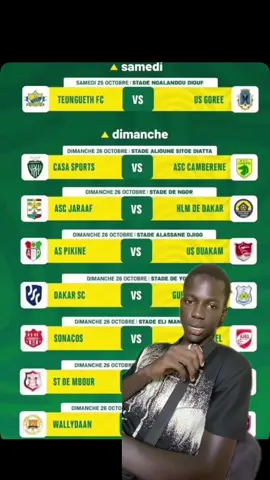 La ligue 1 sénégalaise est de retour ce weekend avec des rencontres inédites 🤩🤩🤩🇸🇳🇸🇳#senegal #football #footballtogether #senegalaise_tik_tok🇸🇳🇸🇳 