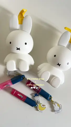 such a cutesy collection ⭐️ @The Crème shop @Ulta Beauty #thecremeshop #fallinlovewithmiffy #gifted #tcspartner #ad #fyp #foryoupage #skincare #bodycare #lipgloss #kawaiiaesthetic #girlyaesthetic #showerroutine #makeup #foryou 
