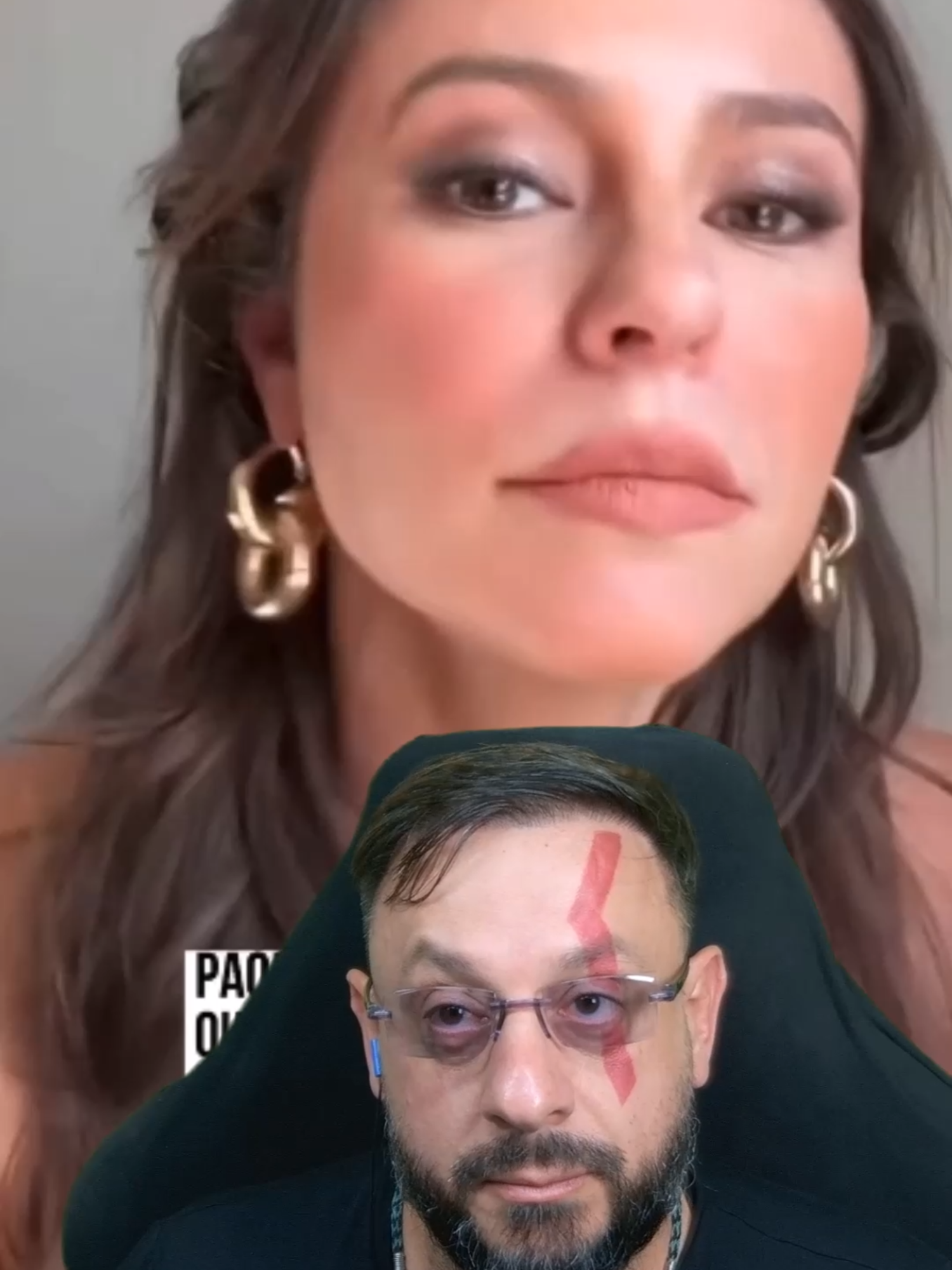 Biólogo Henrique apoia e agradece a triz Paolla de oliveira, muito obrigado!