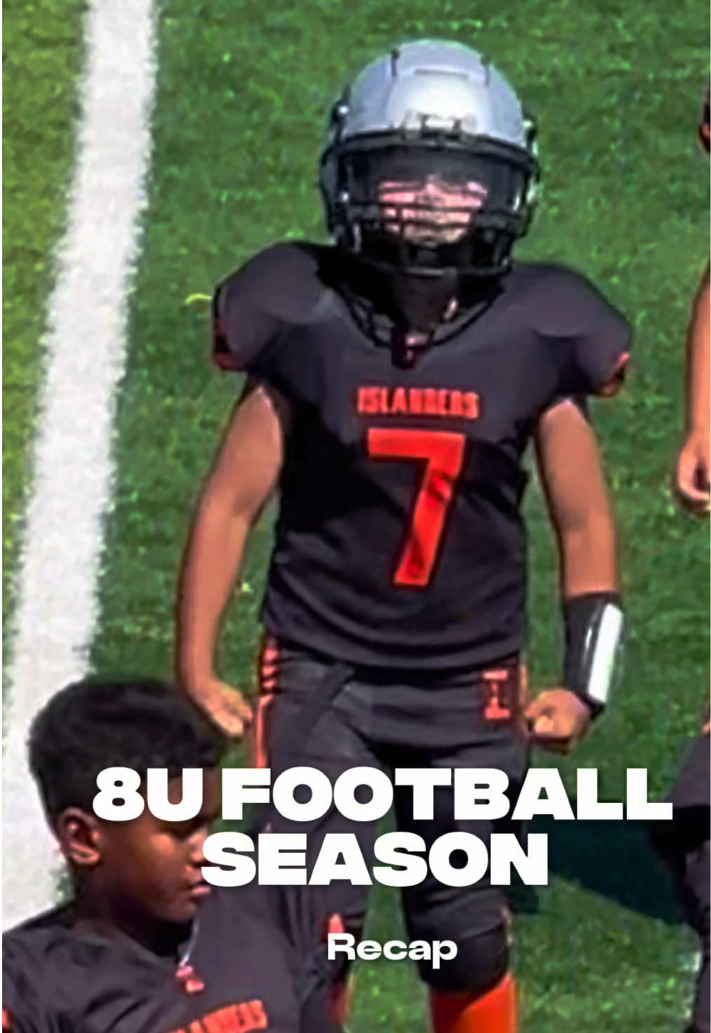 8U Football Season Recap 🧡🖤 #football #bayarea #santi #westcoastislanders #norcalayf