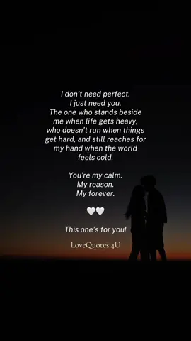 I don’t want someone who just says “I love you.” I want someone who shows it — in the way they stay, fight, and never stop choosing me. ❤️ #fyp #lovequotes #Love #soulmate #relationships 