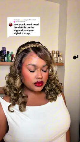 Replying to @✨Aniayah Chante'l 💕 as requested! Full styling on my yt video! #courtneyjinean #syntheticwig #newsyntheticwig #outrehair #outrewigs #wigtok #cheapwig #cheapwigs 