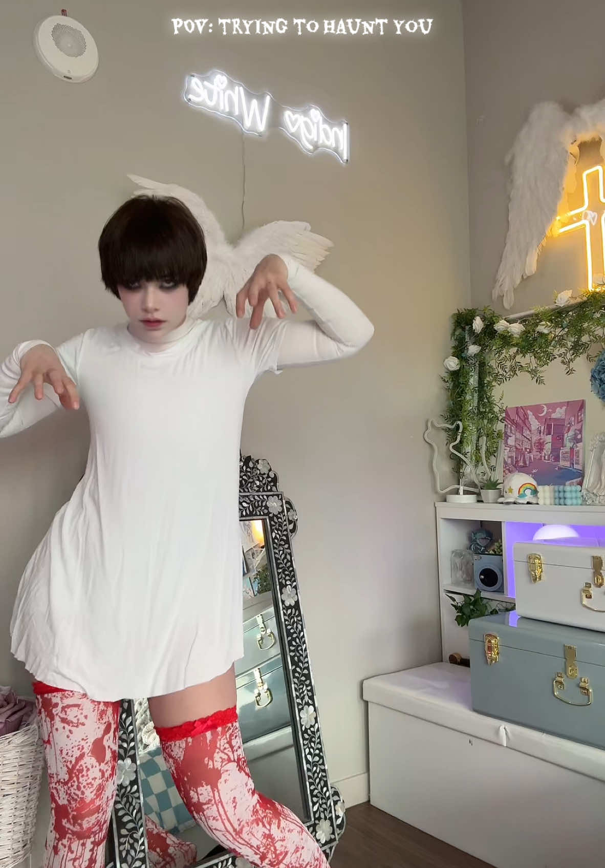 The Grudge content is up btw 🖤 #femboy #grudge 