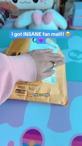 I got INSANE fan mail!! 🥺💜 #fanmail #kawaiiart 