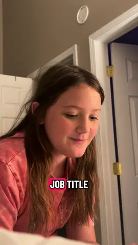 Asking my 11 year old what I do for work 😂😂😂