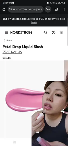 @Dear Dahlia USA  Once you try liquid blush!! you never go back especially in the cold season #liquidblush  #neutral #fallblush #naturalmakeup 