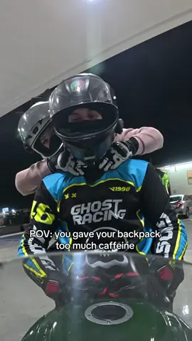 She’s been cut off’d from caffine on rides until further notice 🙅🏻 . . . Use code “inked” with @MotoLoot & @Amotopart_Fairing or @amotopart for some 💸 off 😉  . . #motorcycle #biker #bike #bikergirl #creatorsearchinsights    