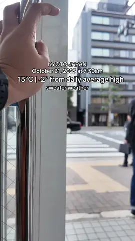 Ohayouuu!! Are you coming soon? Please take your jacket with you! #japan #weatherupdate #fyp #october #japantoday 