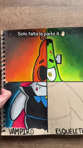 Dibuje a Patricio como Vampiro P.3 🧛‍♂️🎨 #parati #arte #halloween #AprendeEnTikTok 