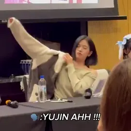 YUJIN is so funny.. girl acts like public confession didn't shake her 😭