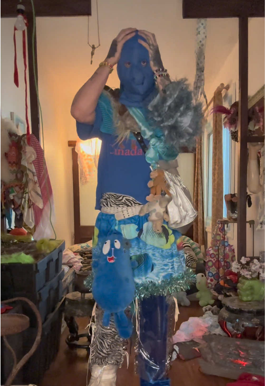 my rainy day #seapunk outfit  #grwm 