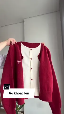 Xinh 💕 #aolen #aocardigan #aomuathudong #aothudong #aokhoaccardigan 
