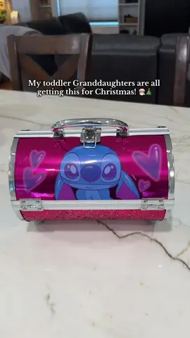 Stitch Girls Beauty Makeup Case Kit Real Washable Makeup Set Play Makeup Party Favor Ages 3+ #tiktokshopblackfriday #girltoys #stitchmakeup #girlsmakeup #kidsmakeup 