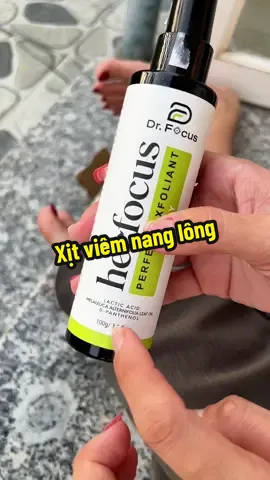 Xịt hổ trợ giảm viêm nang lông. Mùi thơm dễ chịu. Mát. 