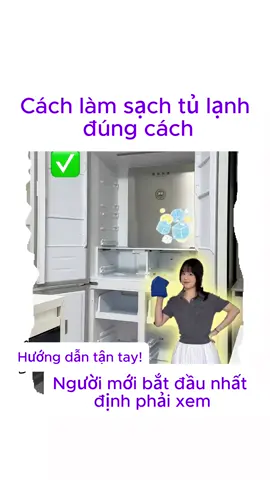 vệ sinh tủ lạnh an toàn 