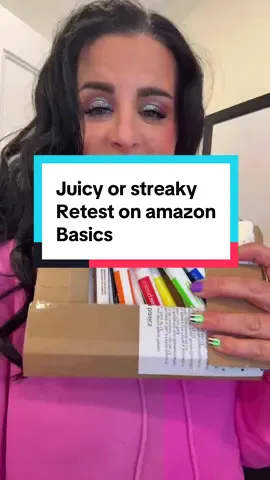 Juicy or streaky? #dryerase #dryerasemarker #amazonbasics #dryeraseboard #juicyorstreaky 