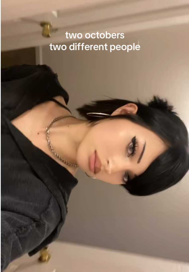 Lost all the piercings and grew out the hair haha #fypシ #alt #relatable 