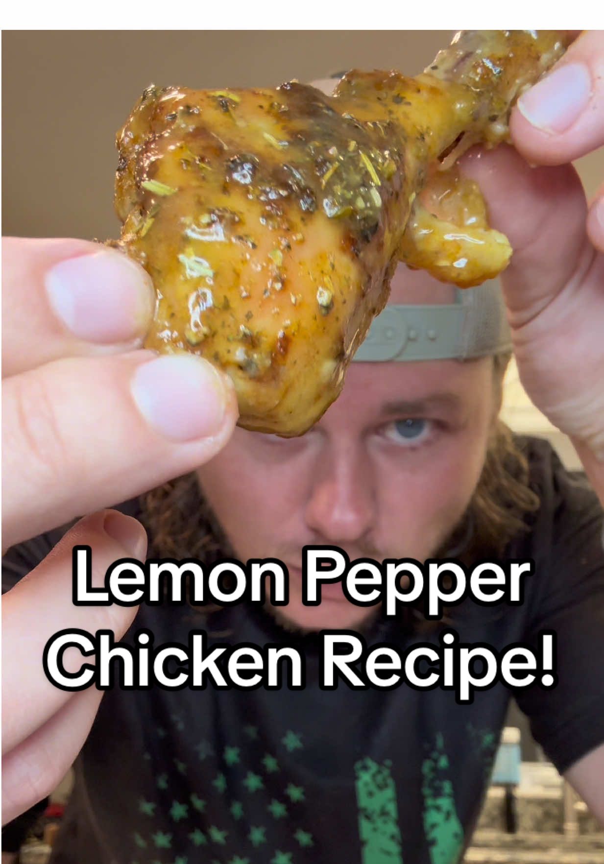 A Cheap and Easy Lemon Pepper Chicken Drumsticks Recipe! Oven Chicken for Dinner! #DinnerIdeas #chickenrecipe #recipesoftiktok #cheapmeals #fyp 
