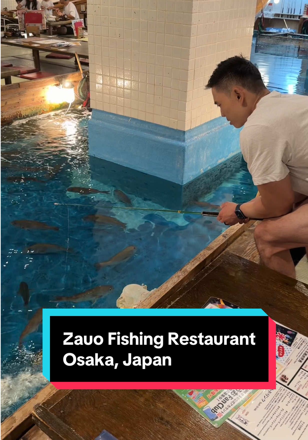 Seafood Restaurant in Osaka, Japan where you get to catch your own fish to eat! 📍Zauo Fishing Restaurant #zauofishingrestaurant #osakafoods #zauoosaka  Cxde JUNGY to save on all brands below which are linked in my bio🫡  Hummusfit (Buffin Muffins) Fuel Meals (Meal Prep) Prime Bites (Protein Snack) NuSauce (Low Cal Sauce) Gymreapers (Gym Apparel & Gear) Musclesport (Protein Powder) Taste Flavor Co (Low Cal Sauce)