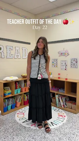 Top from @Marshalls skirt from @SHEIN shoes @target ✏️✨ #fyp #kindergartenteacher #teacher #teachersoftiktok #outfit 
