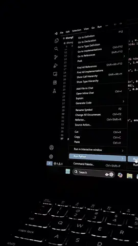 Không buoong.. #python #ou #visualstudiocode 