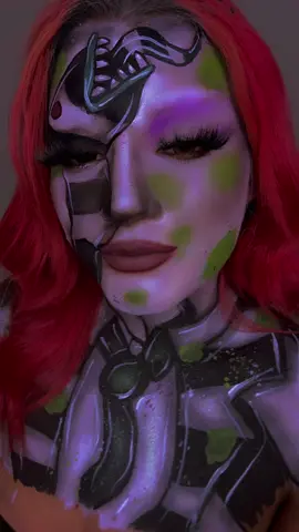 #selftaughtmakeupartist #artthroughmakeup #undiscoveredmua #31daysofmehronhalloween #beetlejuice @Mehron Makeup 