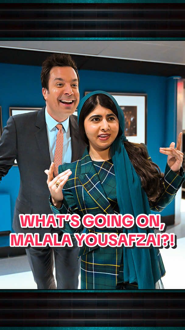 What’s going on, @Malala Yousafzai?! #FallonTonight #TonightShow #MalalaYousafzai #JimmyFallon 