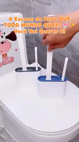2 em 1  Escova de Silicone para Vaso Sanitário - Base de Banheiro Privada, Alta Eficiência. #escovadesilicone #banheiro #basedebanheiro #privada #altaeficiencia 