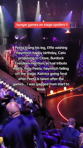I need time to process what I just witnessed... #fyp #thehungergamesonstage #thg #thehungergames #BookTok 