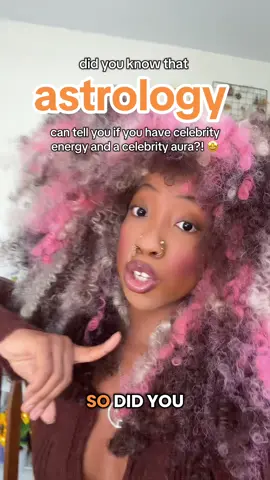 astrology can tell you if you have celebrity energy and a celebrity aura?! 🤩✨ #astrology #astrologyvideos #astrologypage #zodiacsigns #tiktokpartner  