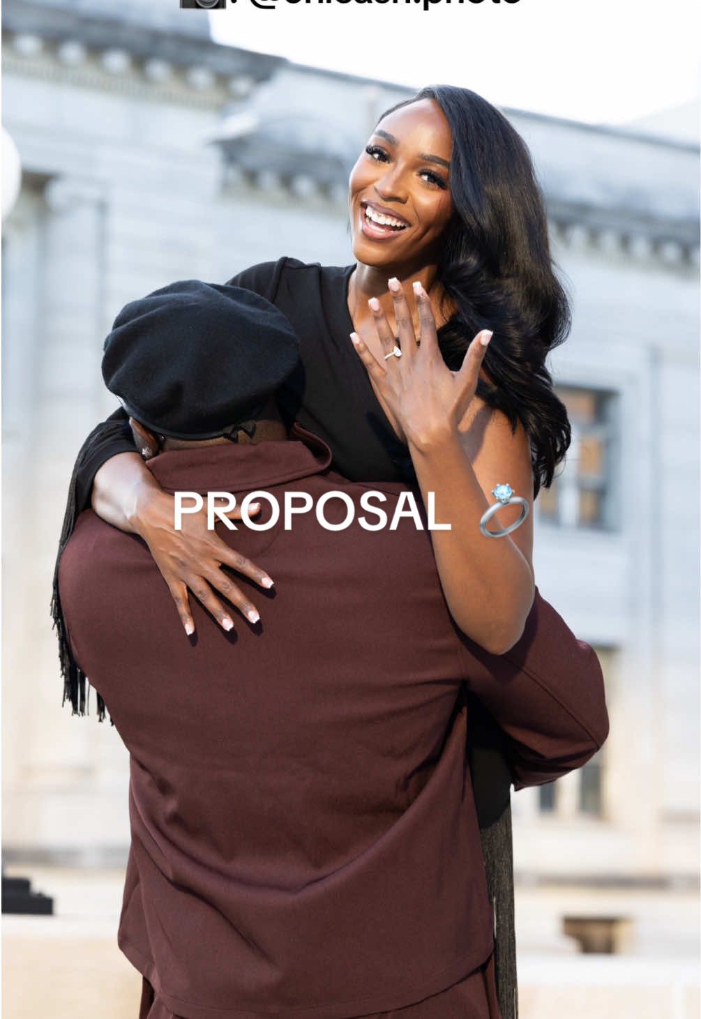 on cloud 9! 🥹 #fyp #proposalvideo #engagement #blacklove #engagementshoot  📸: @Unleash Photography 