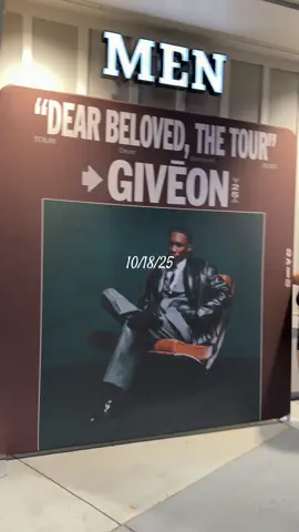 A night to remember @GIVĒON I love you 🫶🏾🖤 #giveontiktok #foryoupage #dearbeloved 