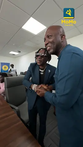 @Shatta wale pulled up to MobileMoney LTD 💙✨ Gratitude, good vibes & big plans ahead!  #MoMoMoments #JustMoMoIt #ShattaFest #MoMoFest #Fyp 