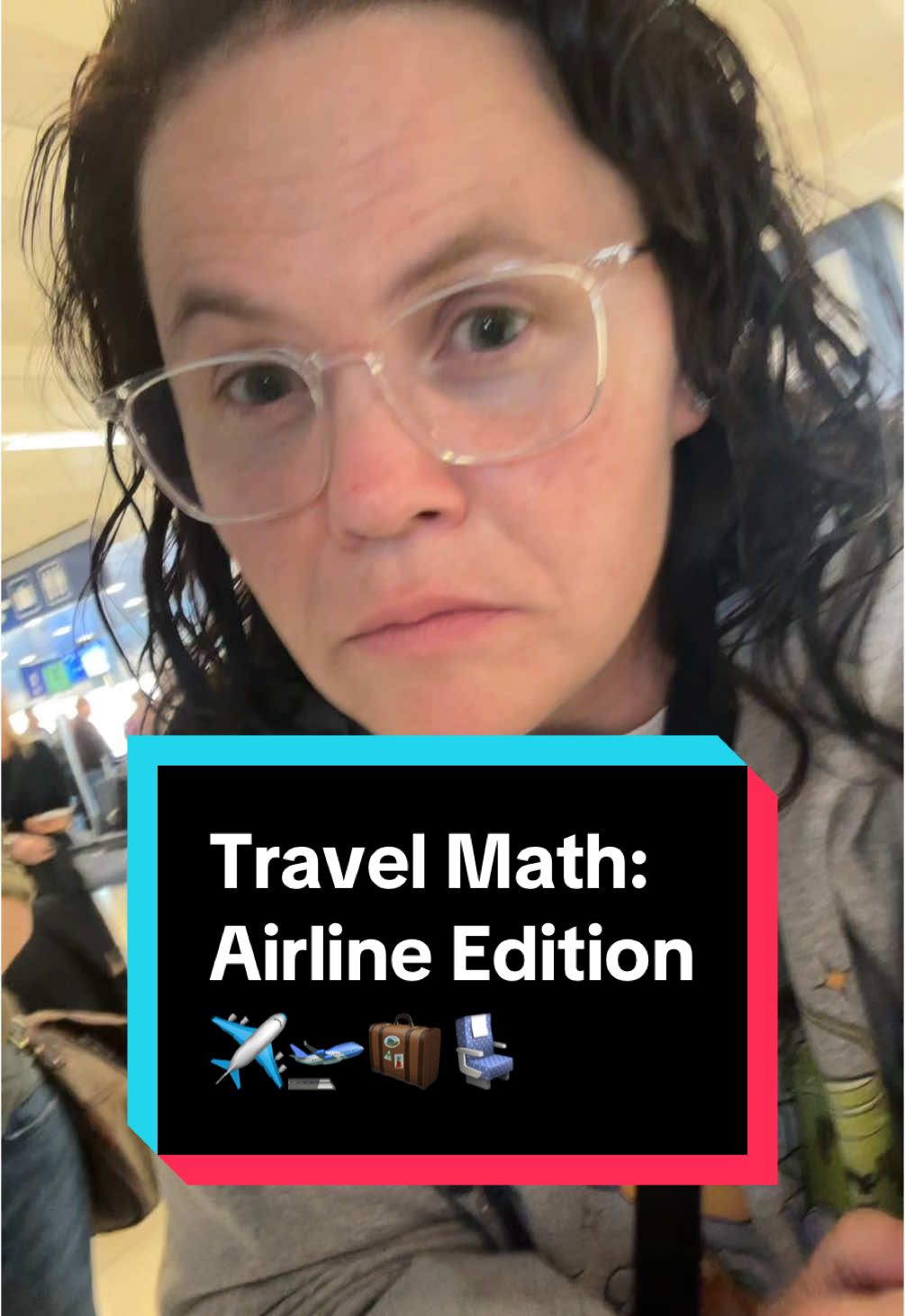 It’s called “airline math” can you relate? #southwestairlines #southwest #unitedairlines #united #frequentflyer #airline #ohare #travelmath #travelhacks #travellife #travel 
